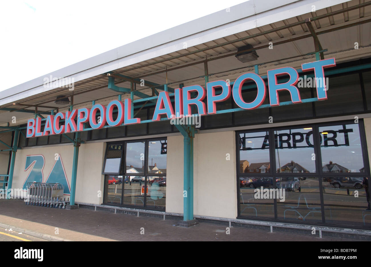 Blackpool Airport exterior Stock Photo Alamy