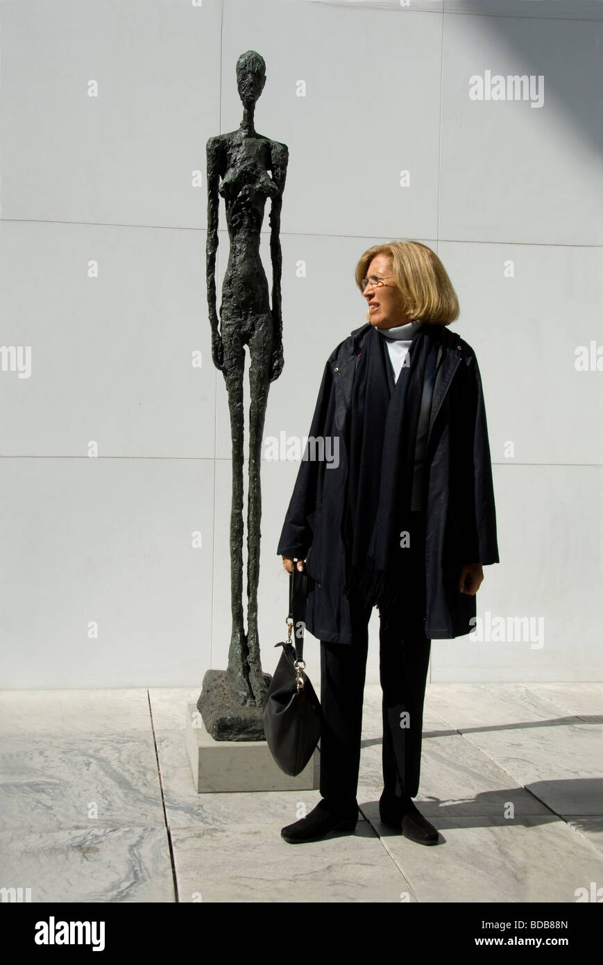 Sculpture Garden at MOMA Stock Photo