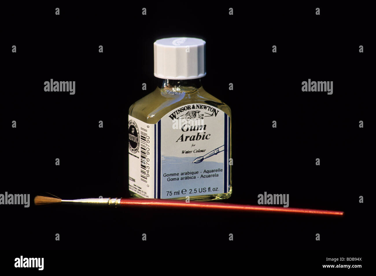 Gum Arabic used in Artists' Solution for Watercolors Stock Photo Alamy