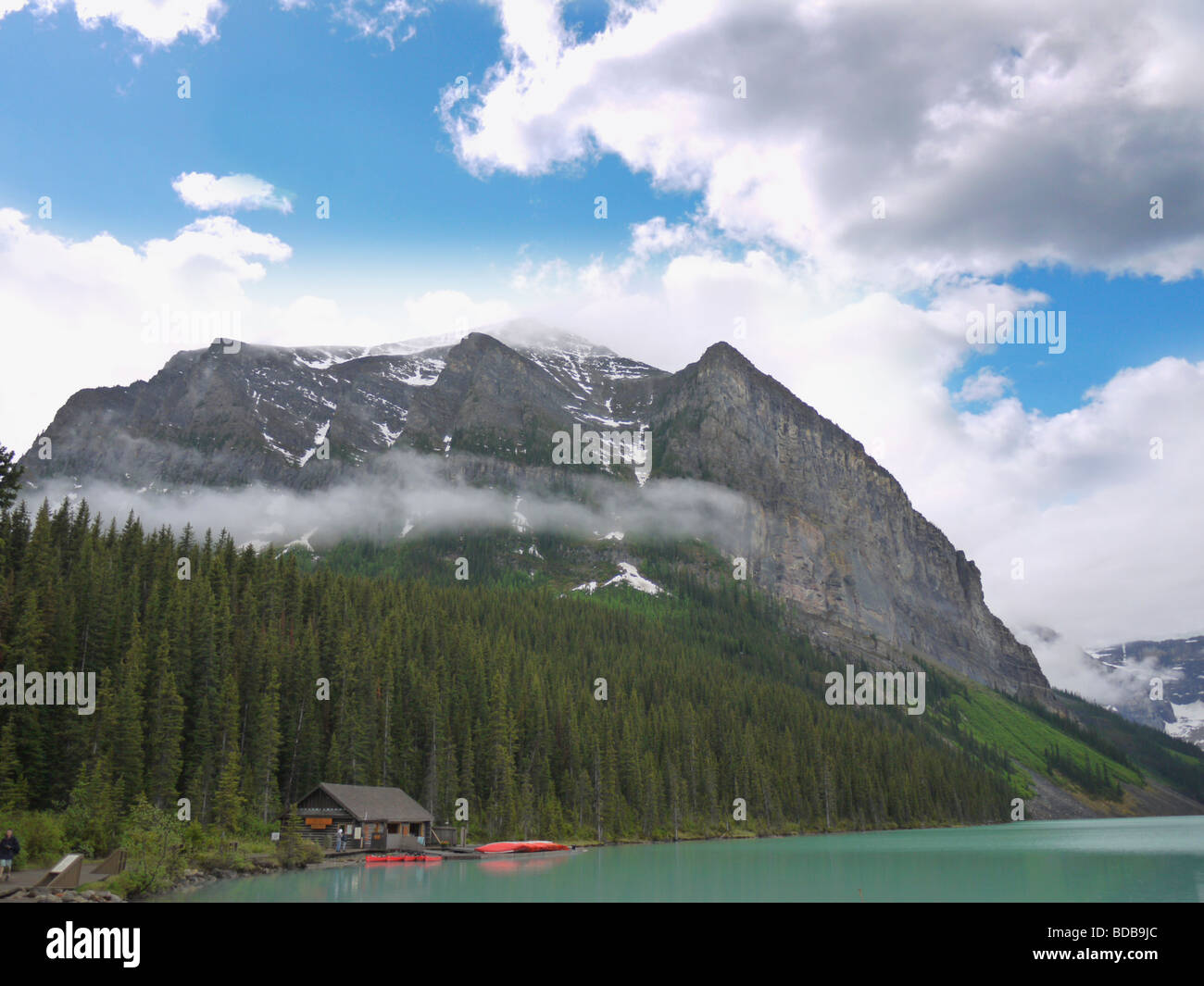 Lake Louise in Banff National Park in Alberta Canada Stock Photo - Alamy