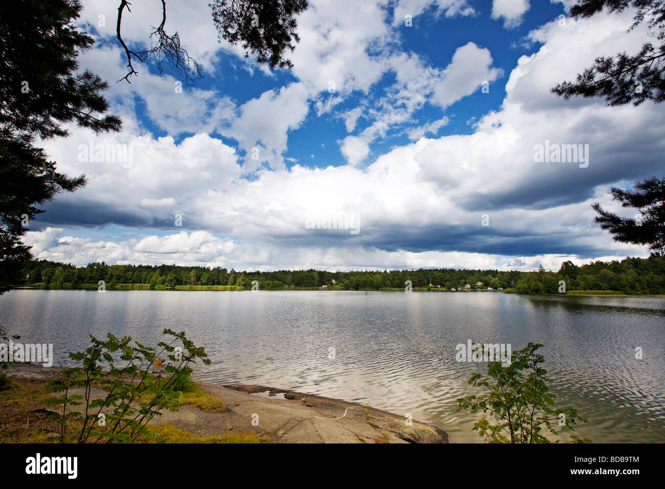 Kottlasjön, Lidingö (Sweden) Stock Photo