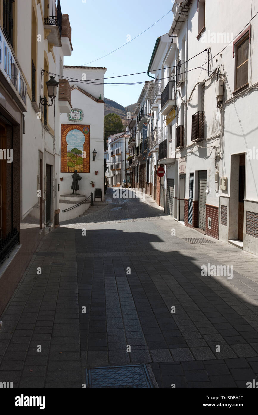 White village Alora. Malaga. Costa del Sol. Andalucia. Spain. Europe Stock Photo