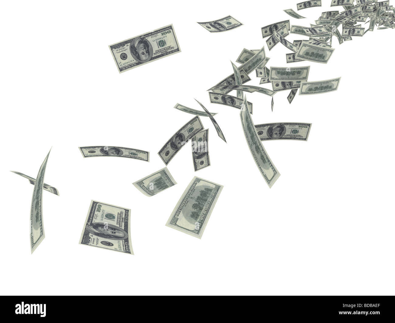 Money (bank notes) falling Stock Photo Alamy