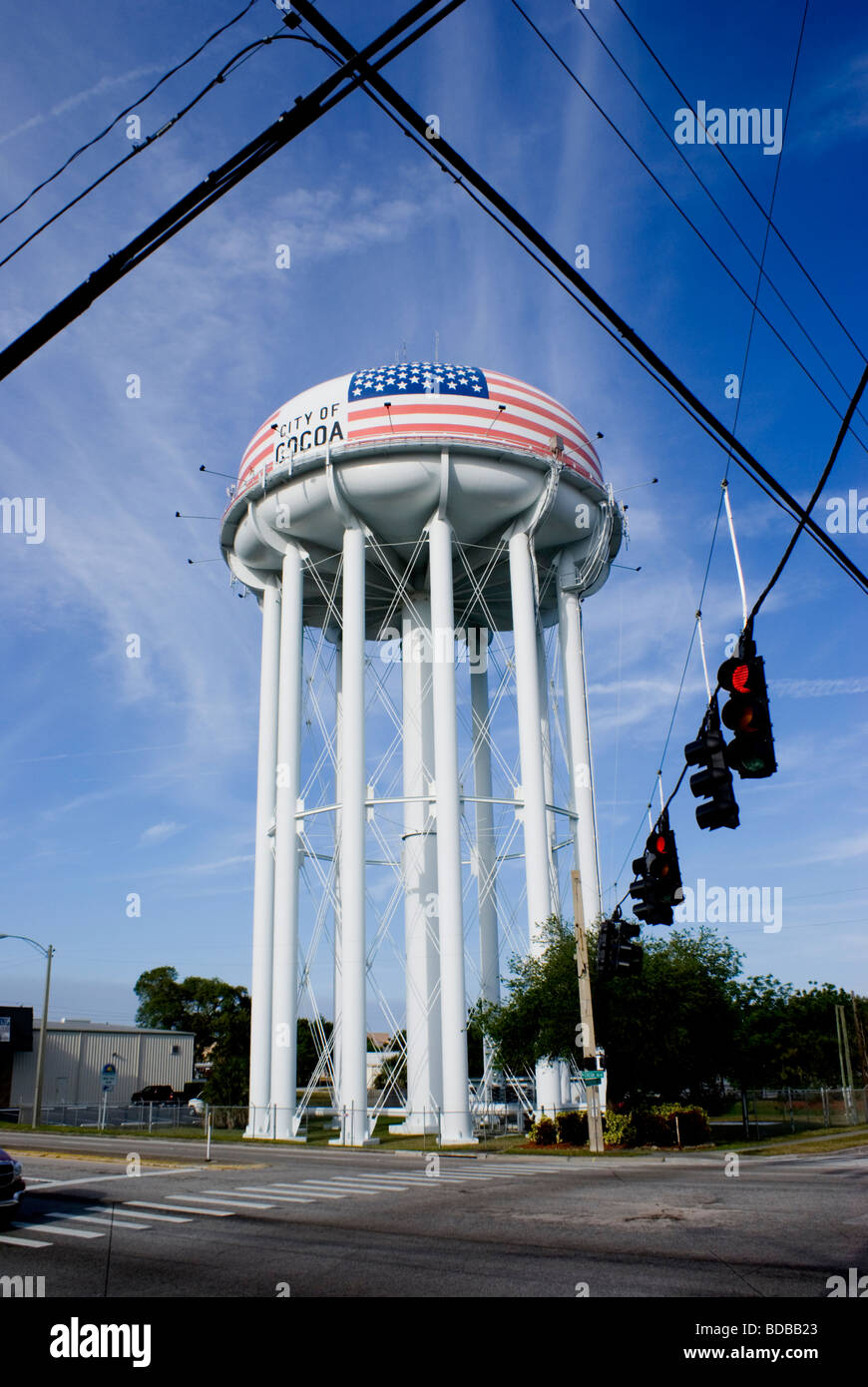 Water tower in Cocoa, Florida, USA Stock Photo Alamy