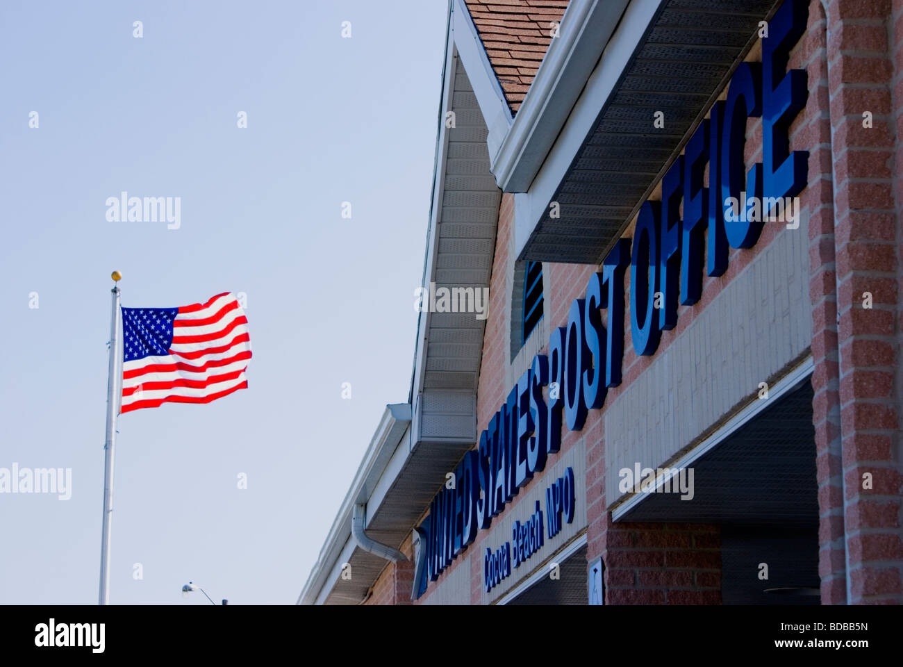 Uspo cocoa beach florida usa flag hires stock photography and images