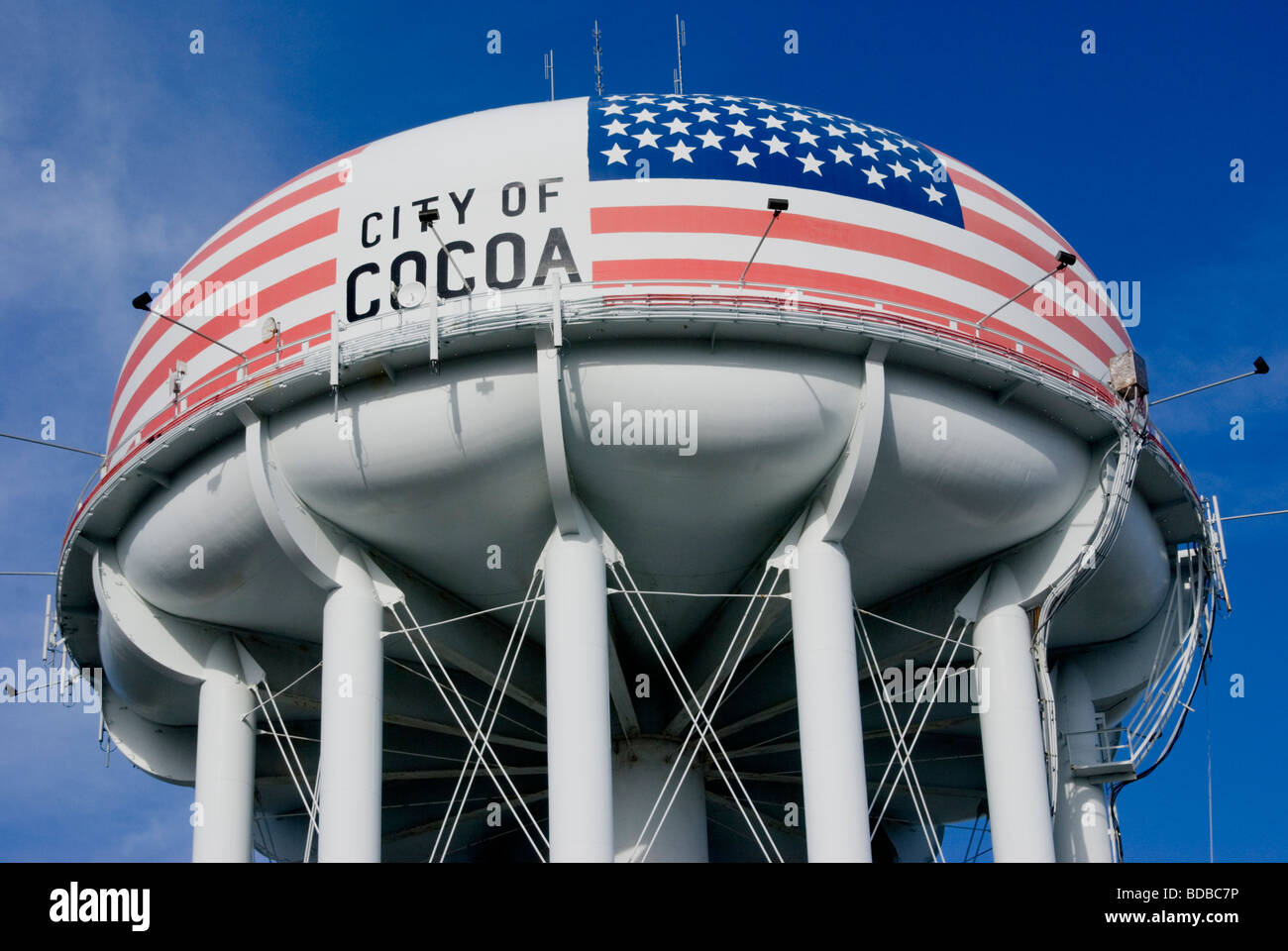 Water tower in Cocoa, Florida, USA Stock Photo Alamy