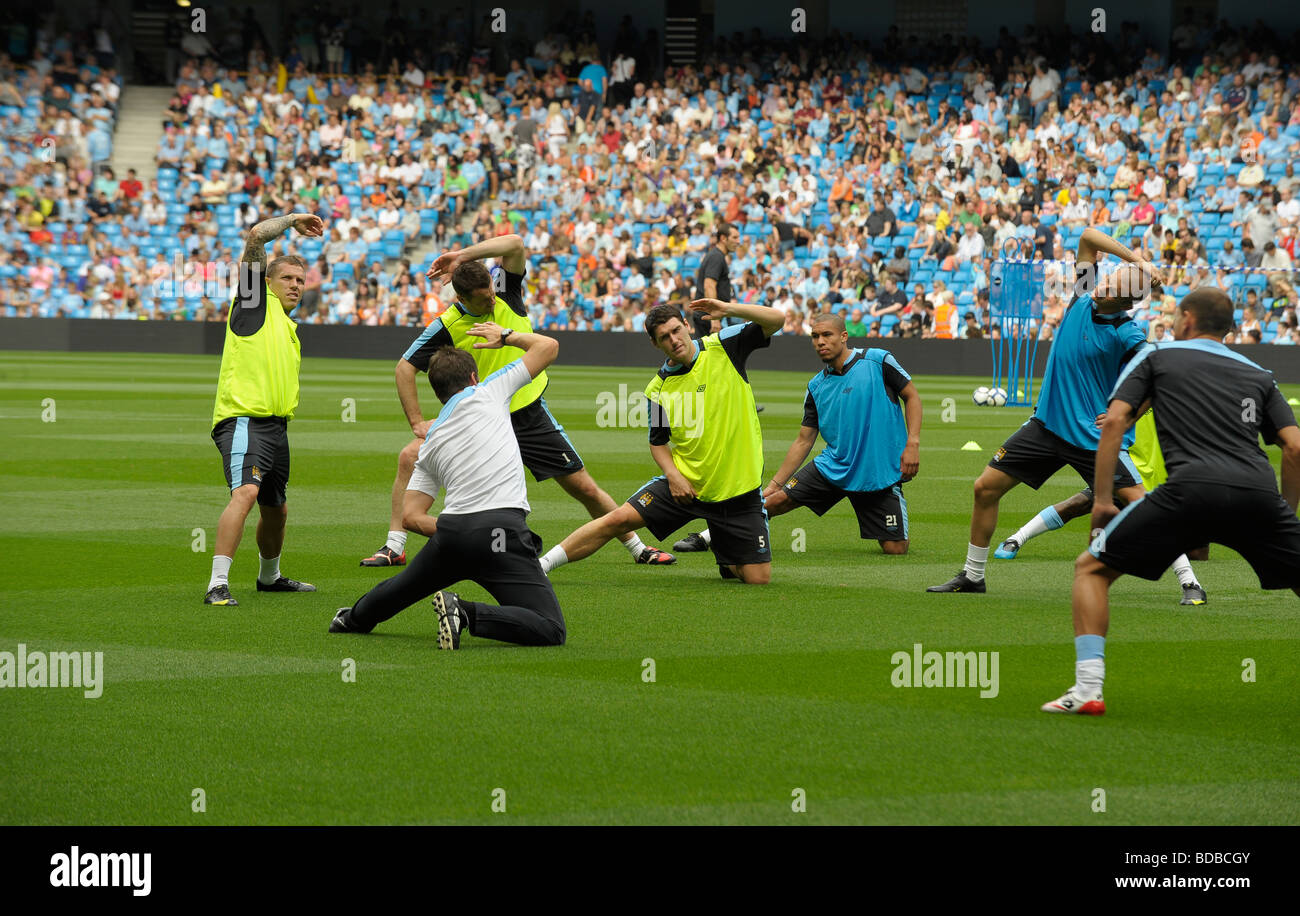 manchester city open house training session summer 2009 MCFC football