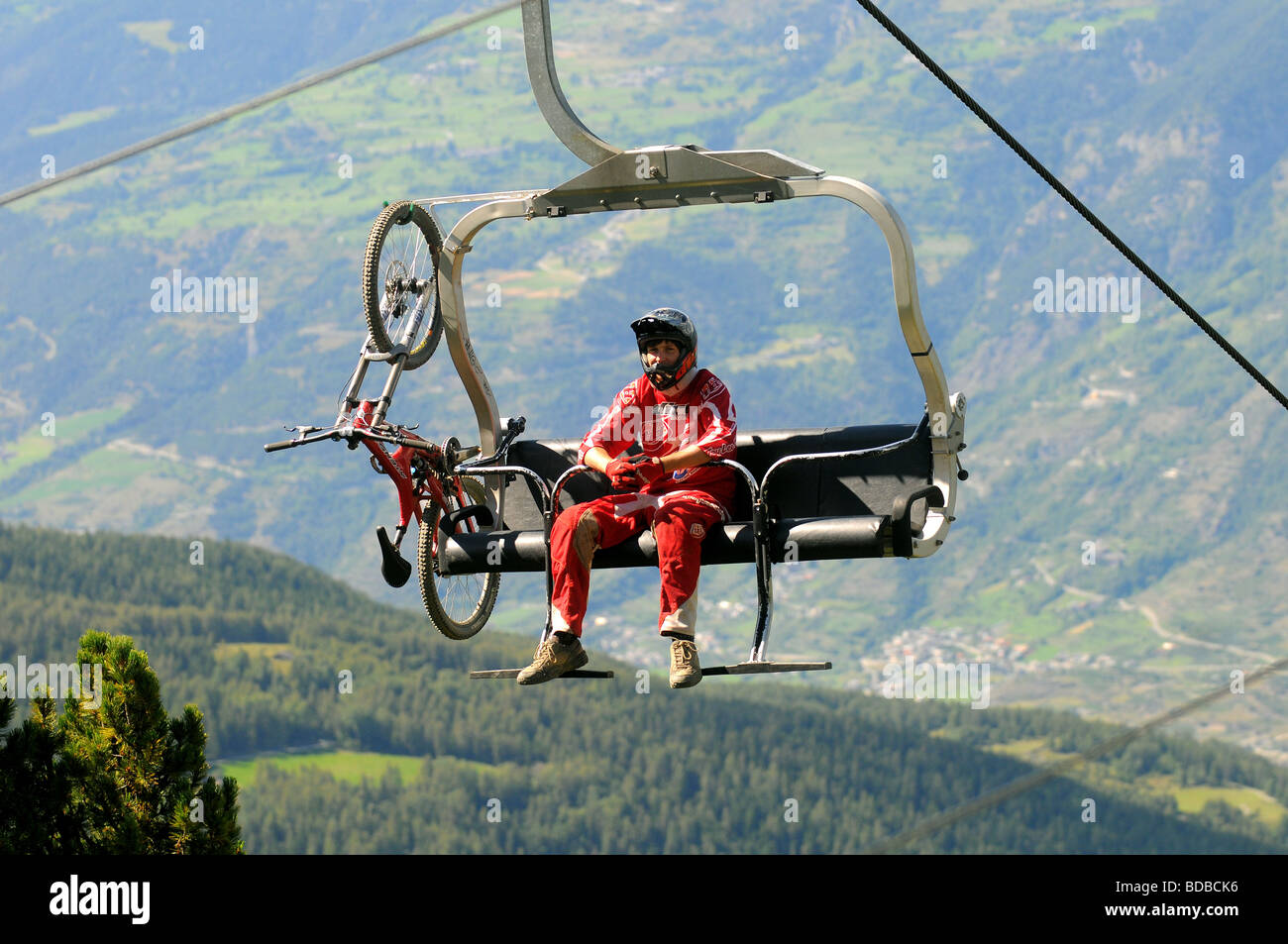 downhill ski bike