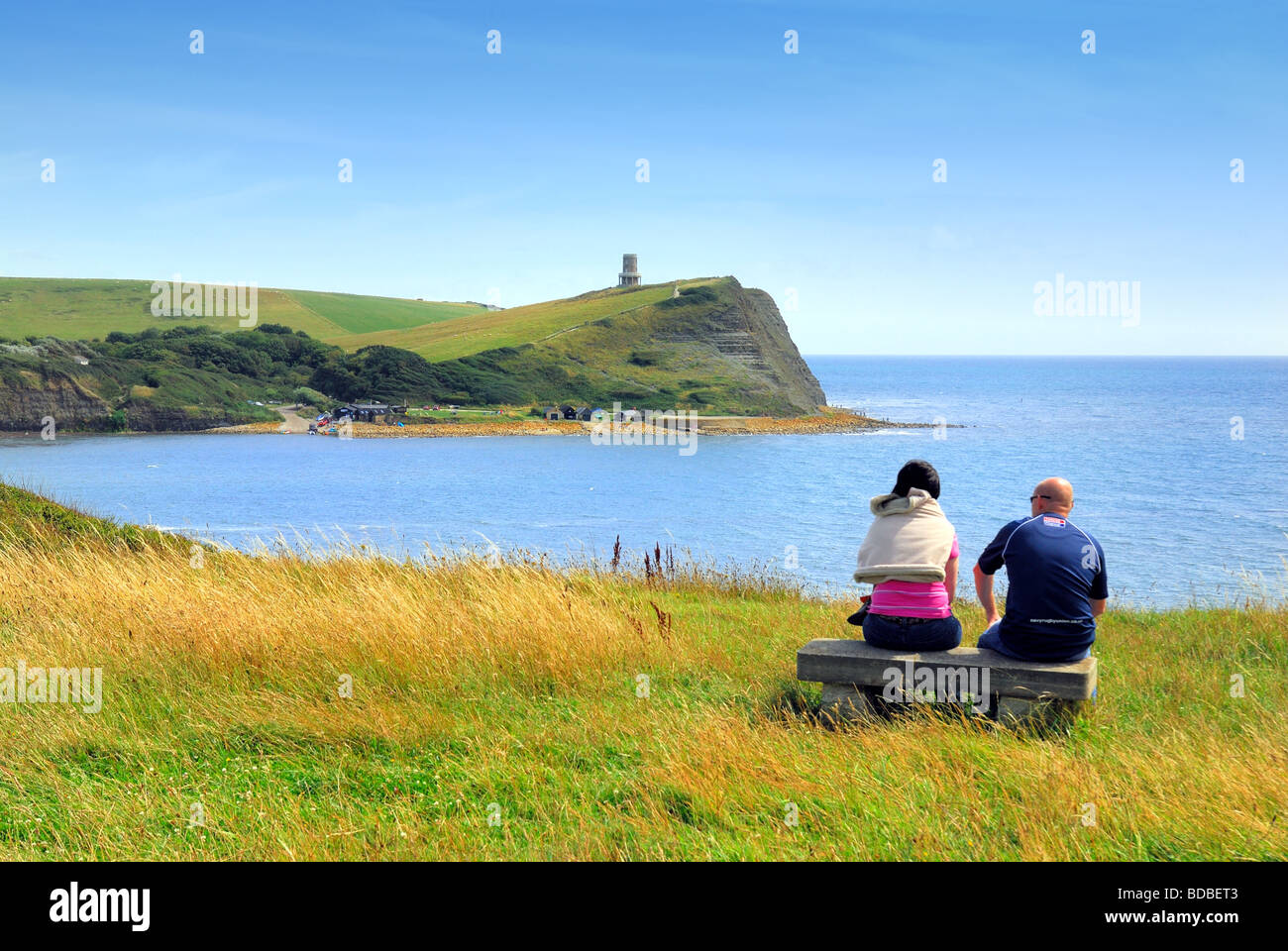 Coastline at Kimmeridge Bay Stock Photo Alamy