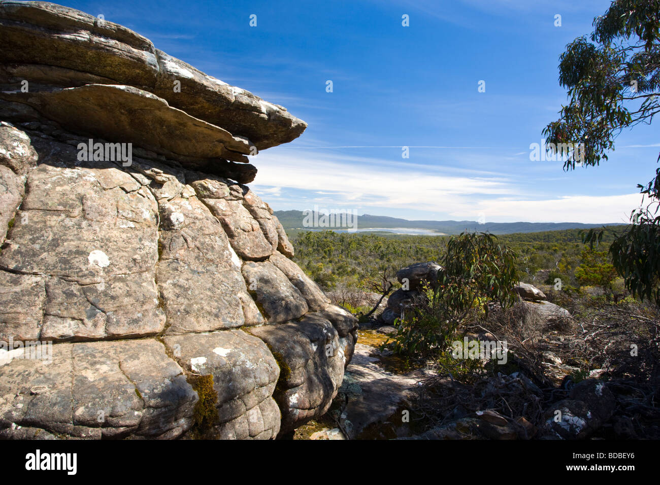 Rock formation Grampians National Park Victoria Australia Stock Photo
