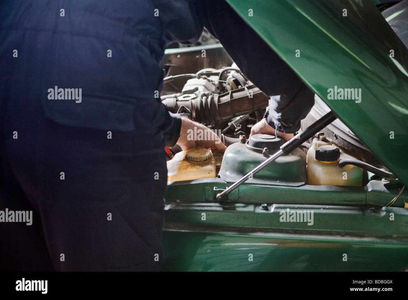detail of machanic repairing car engine Stock Photo - Alamy
