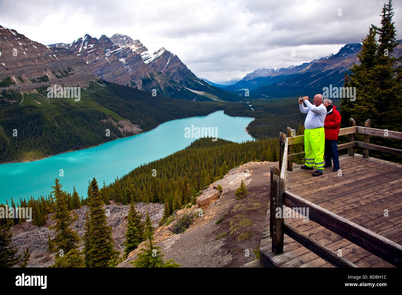Peyto Lake Banff National Park Alberta Canada North America Stock Photo ...