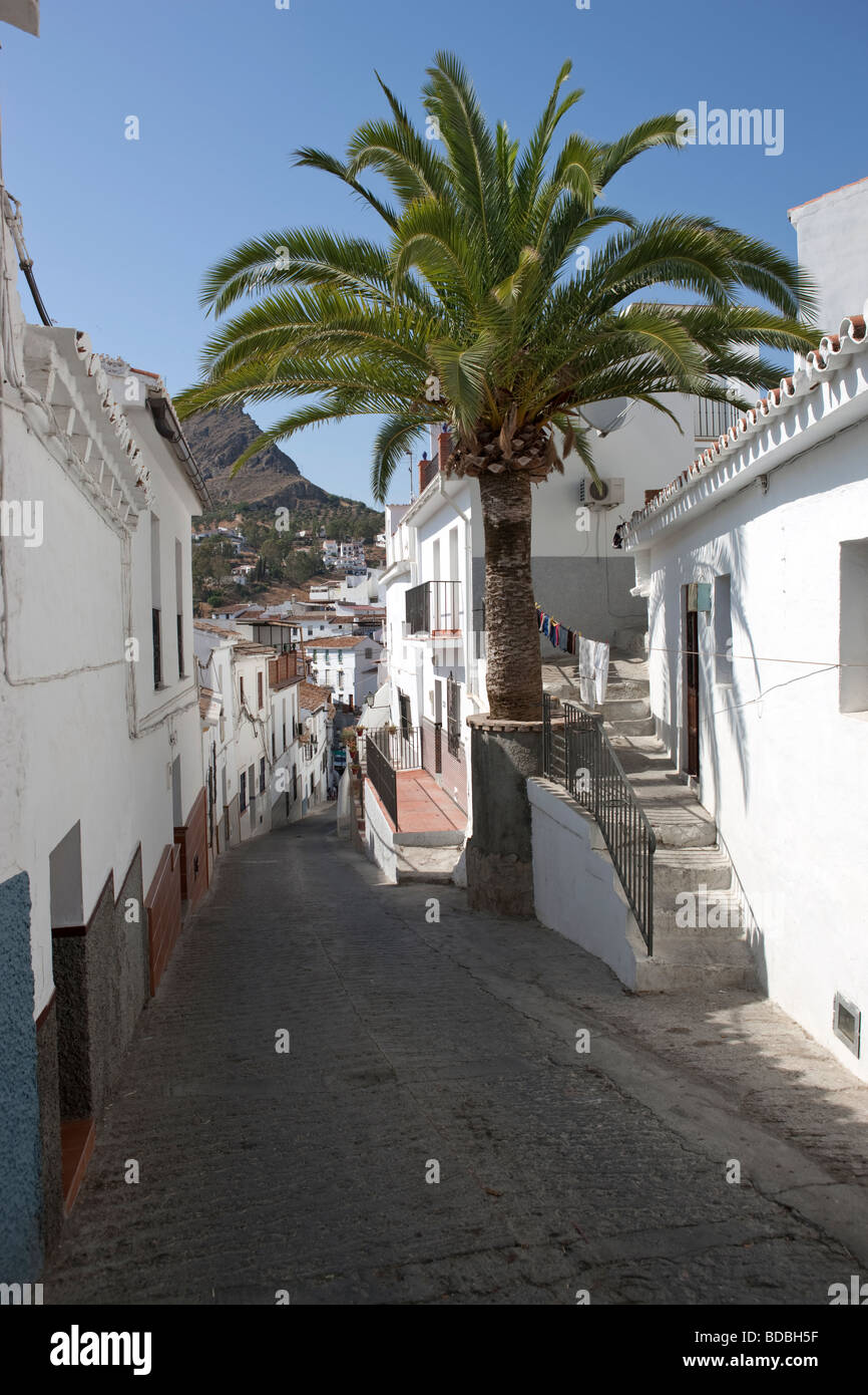 White village Alora. Malaga. Costa del Sol. Andalucia. Spain. Europe Stock Photo