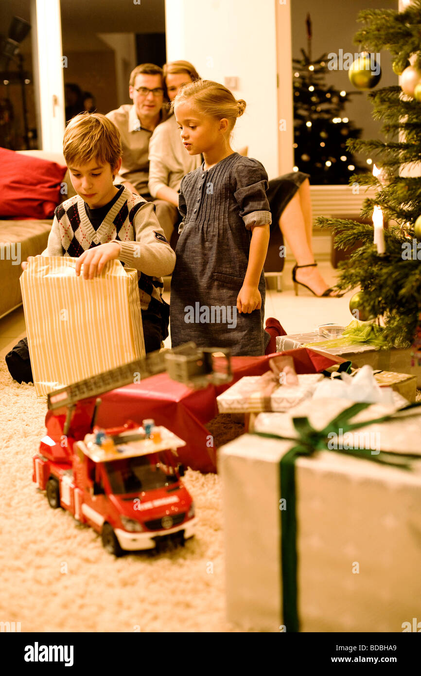 Opening Christmas Presents On Christmas Eve 