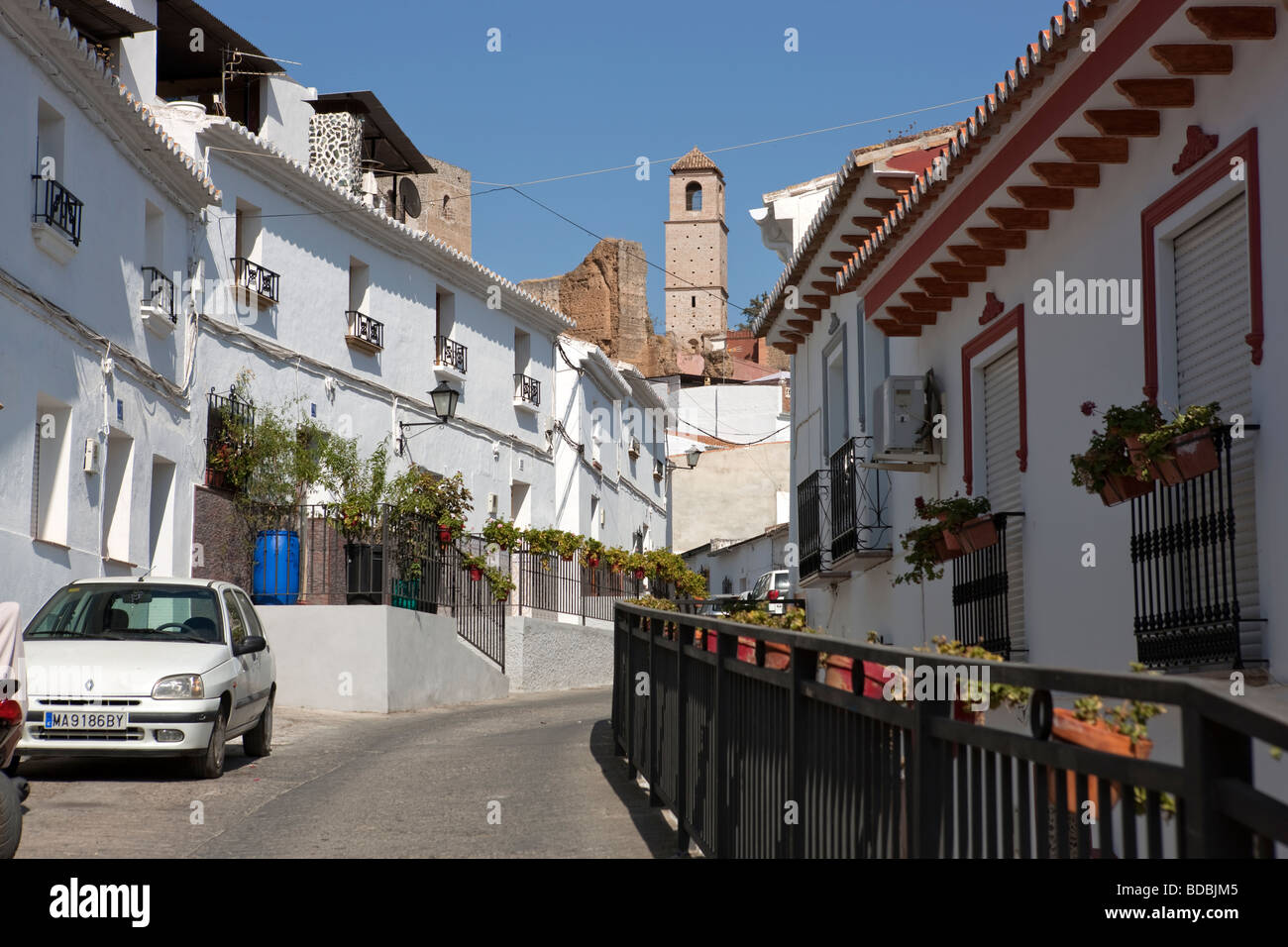 White village Alora. Malaga. Costa del Sol. Andalucia. Spain. Europe