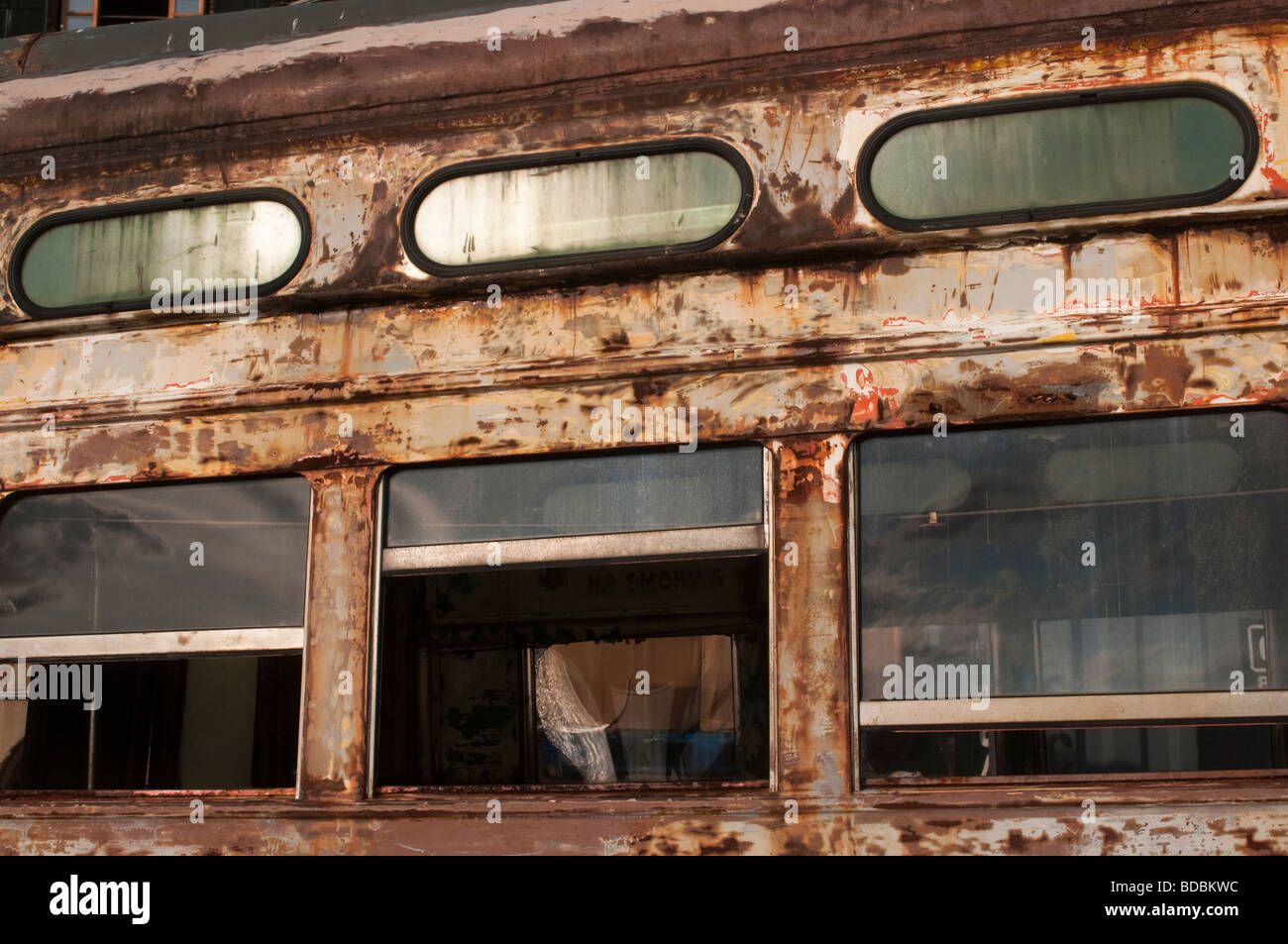 Old Red Hook Trolley Stock Photo