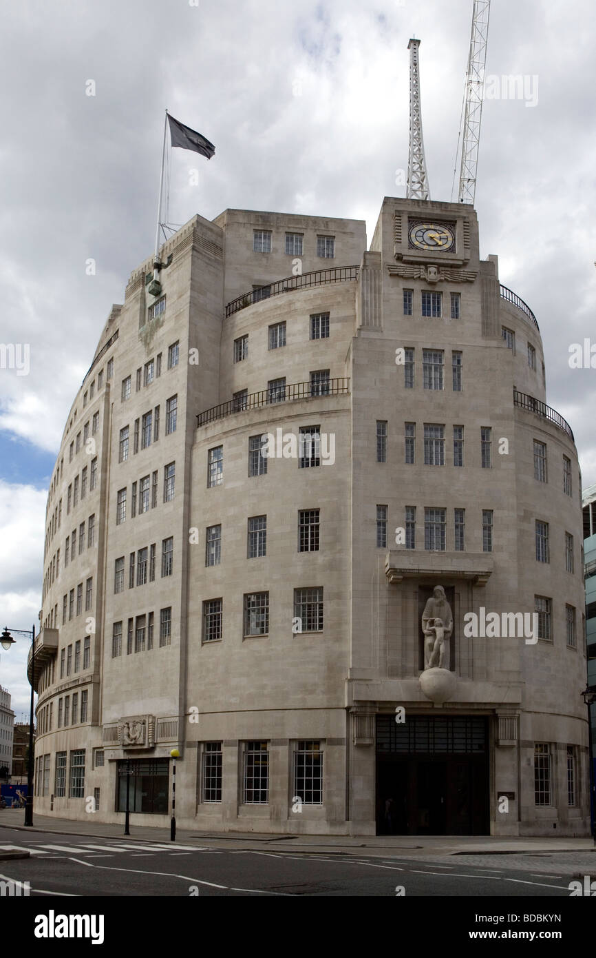 BBC Broadcasting House Stock Photo Alamy