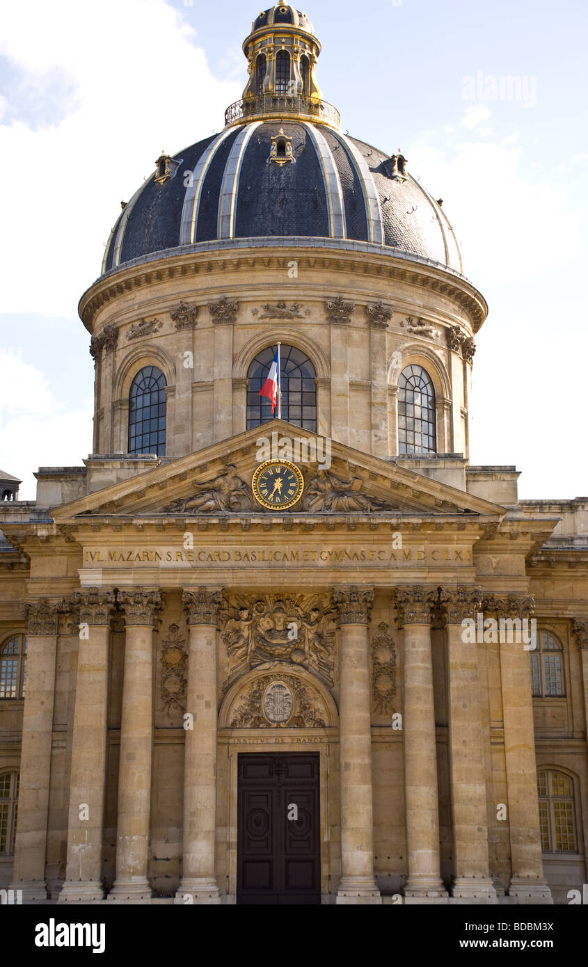 The French Institute ( Institut de France ) in Paris, France Stock Photo