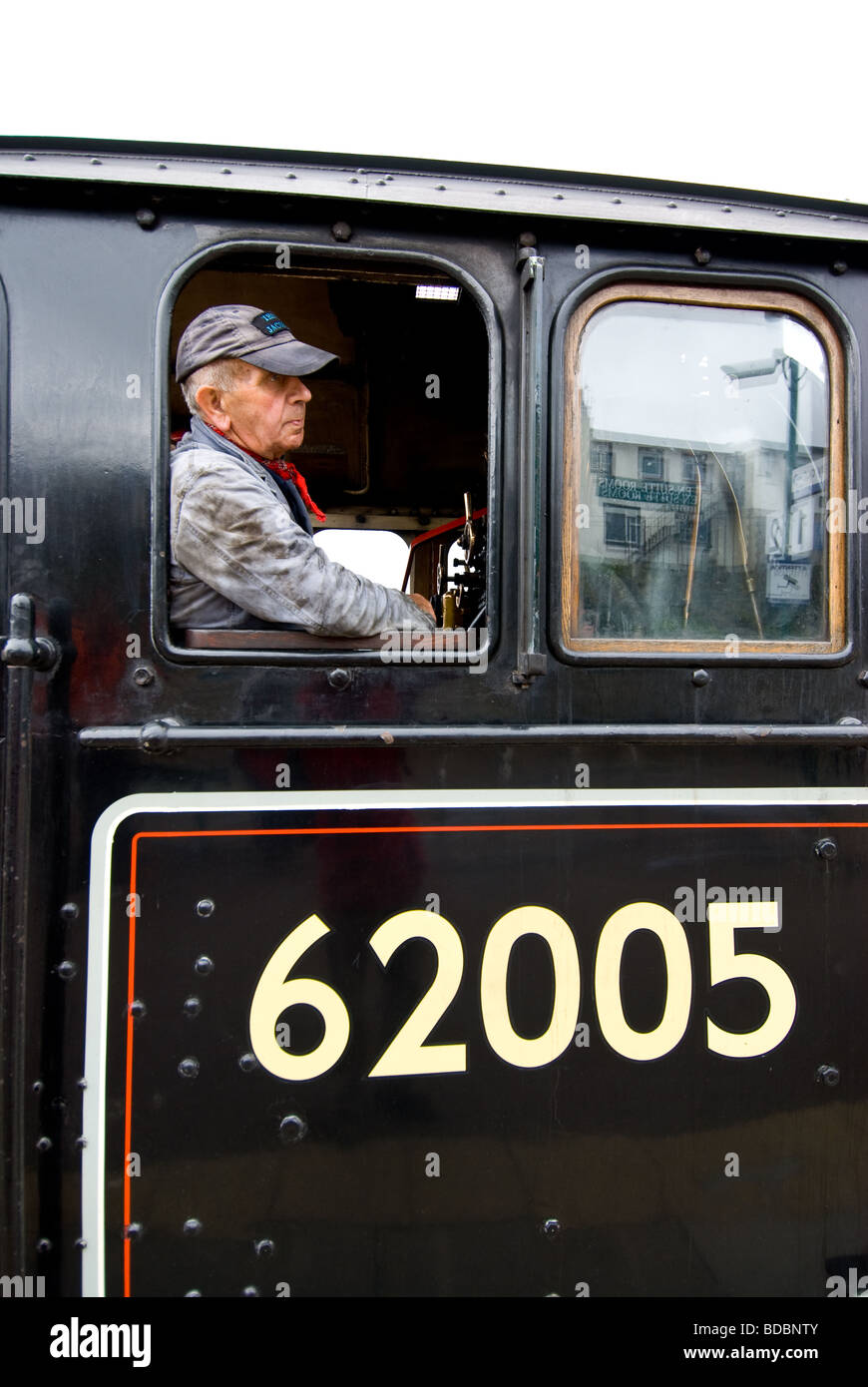 The Jacobite steam train which is used in the Harry Potter films runs daily from Fort William to Mallaig. Stock Photo