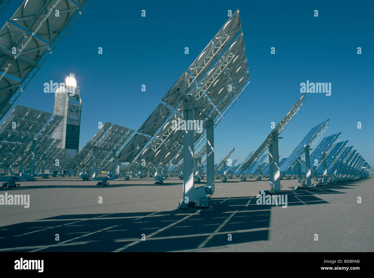 Solar thermal test facility at the Sandia National Laboratory ...
