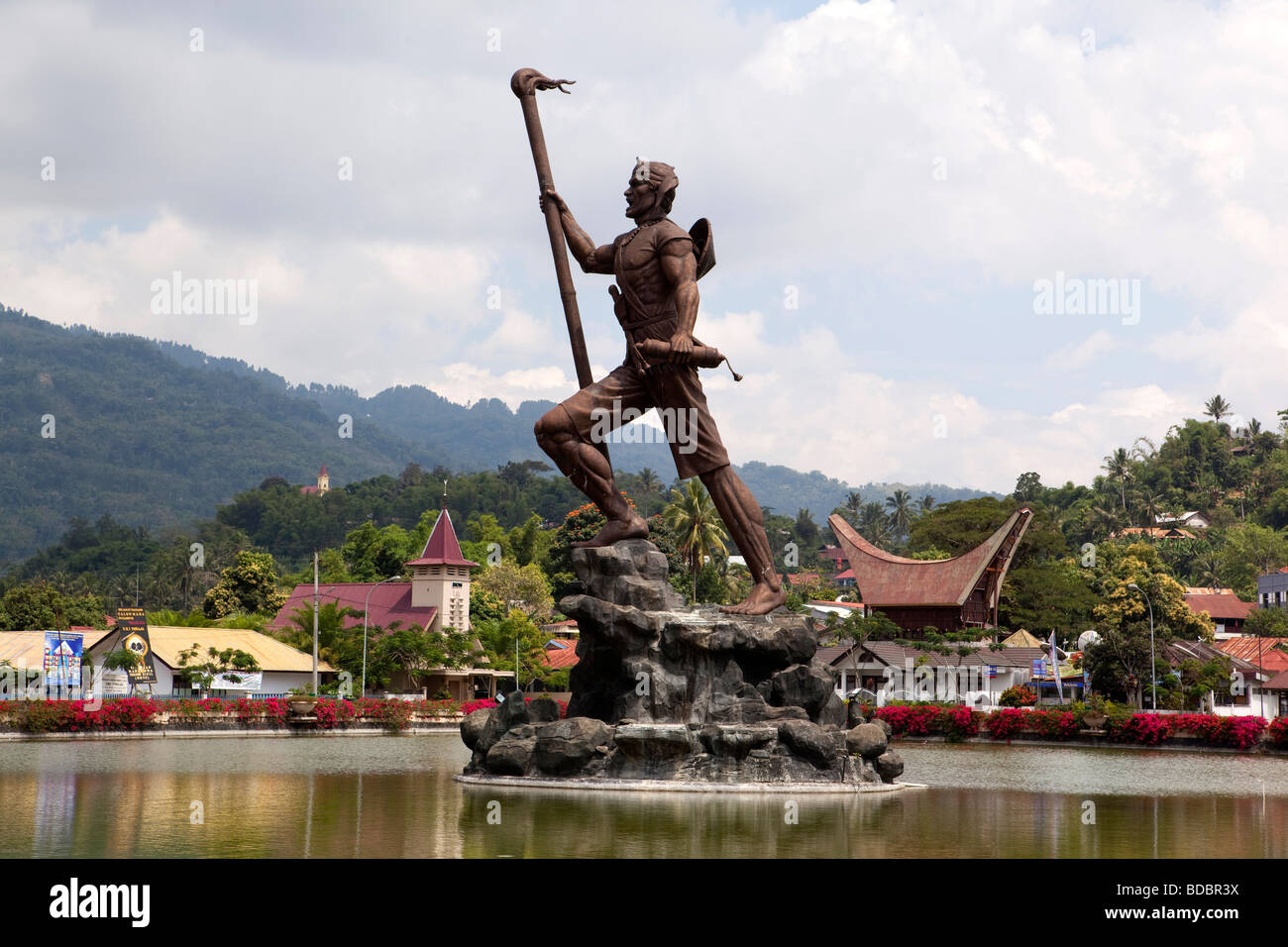 Indonesia Sulawesi Tana Toraja Makale Laki Pada statue Stock Photo