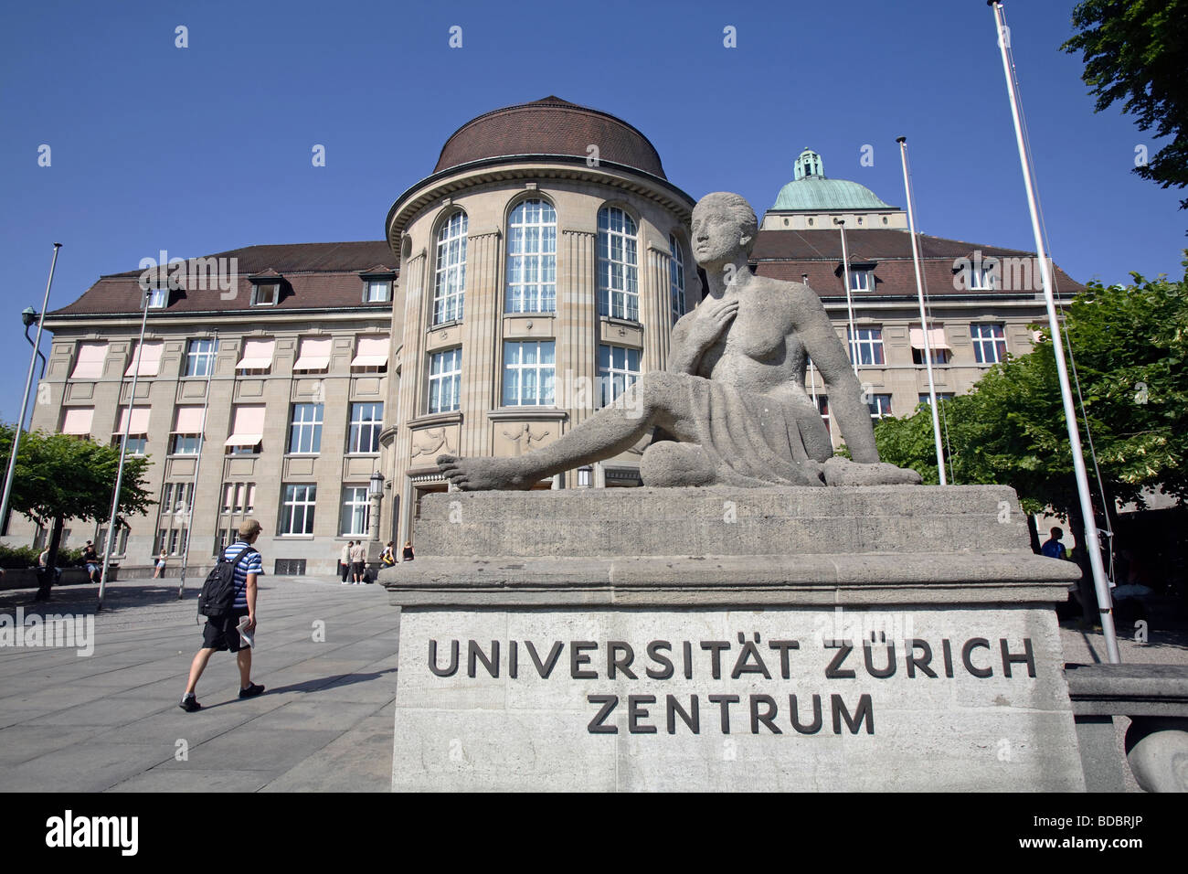 Main Building Of The University Of Zurich Switzerland Stock Photo Alamy
