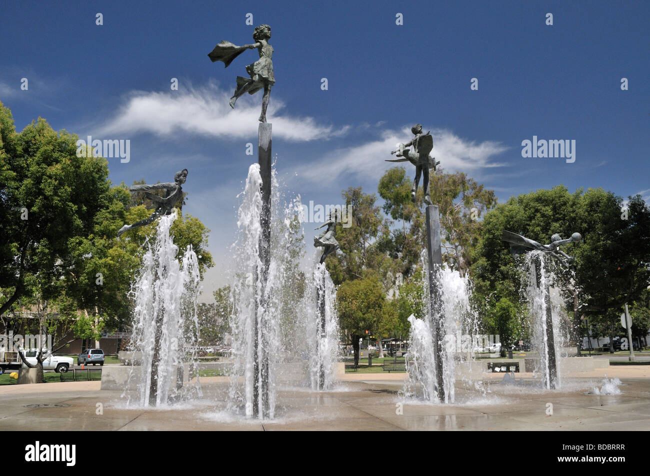 Civic art in Santa Fe Springs, California Stock Photo Alamy