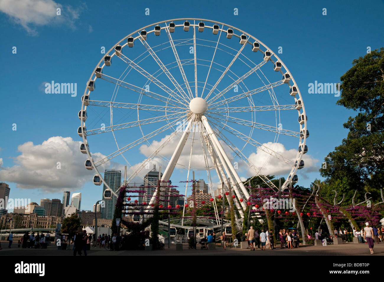The Brisbane Wheel at Southbank, Brisbane, Australia Stock Photo Alamy