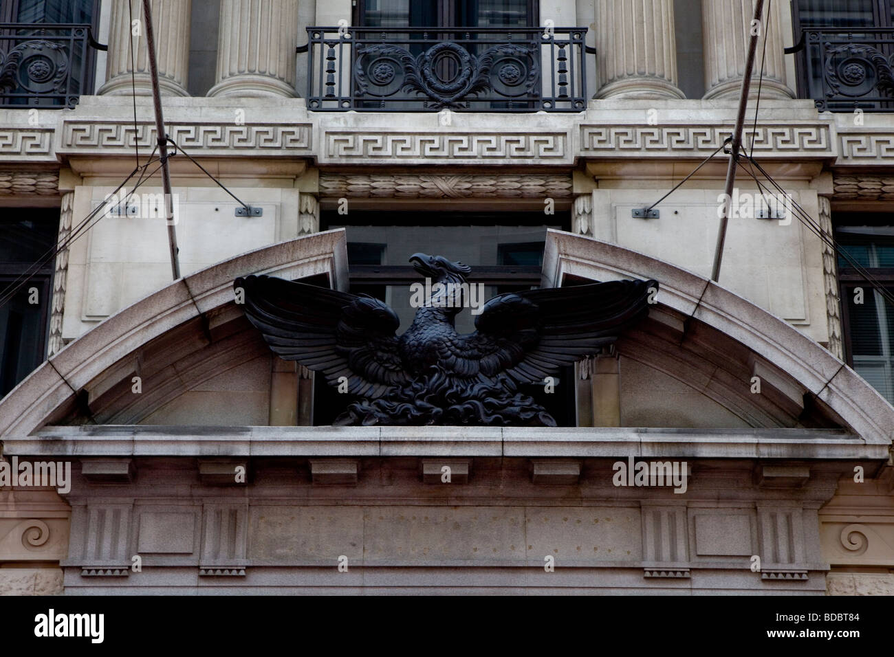 Pheonix Statue on top of building Stock Photo Alamy
