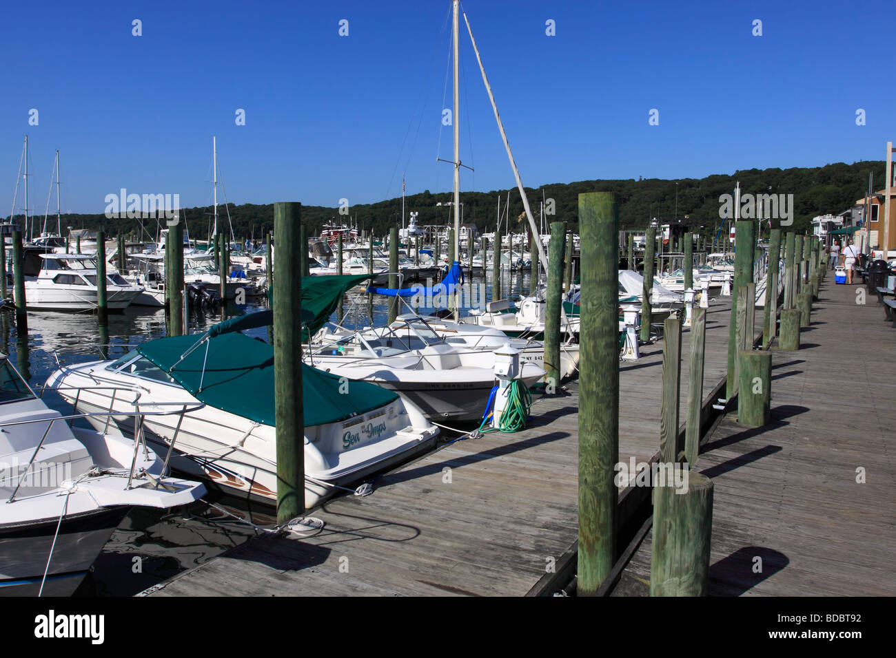 Marina, Port Jefferson, Long Island NY Stock Photo Alamy
