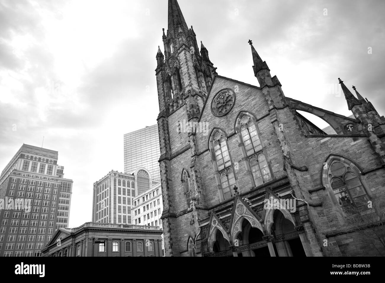 Church of the Covenant in the back bay area of Boston Massachusetts USA