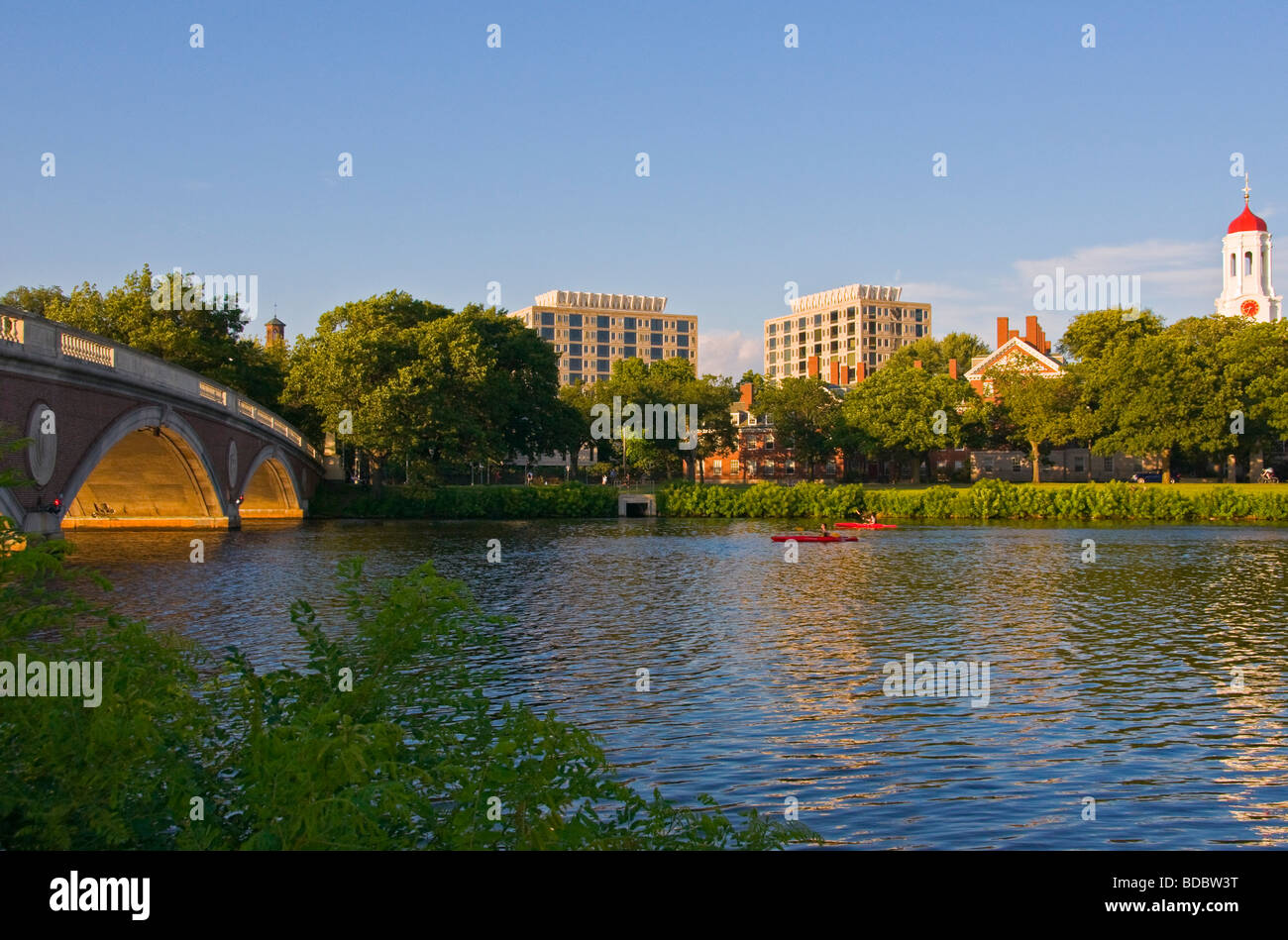 Charles River Harvard Boston Massachusetts Stock Photo Alamy