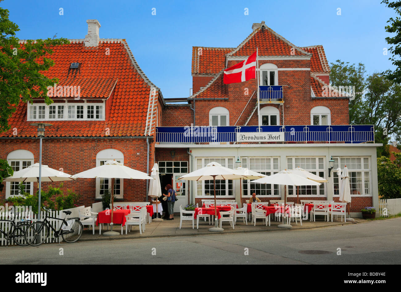 Bröndums Hotel in Skagen Stock Photo