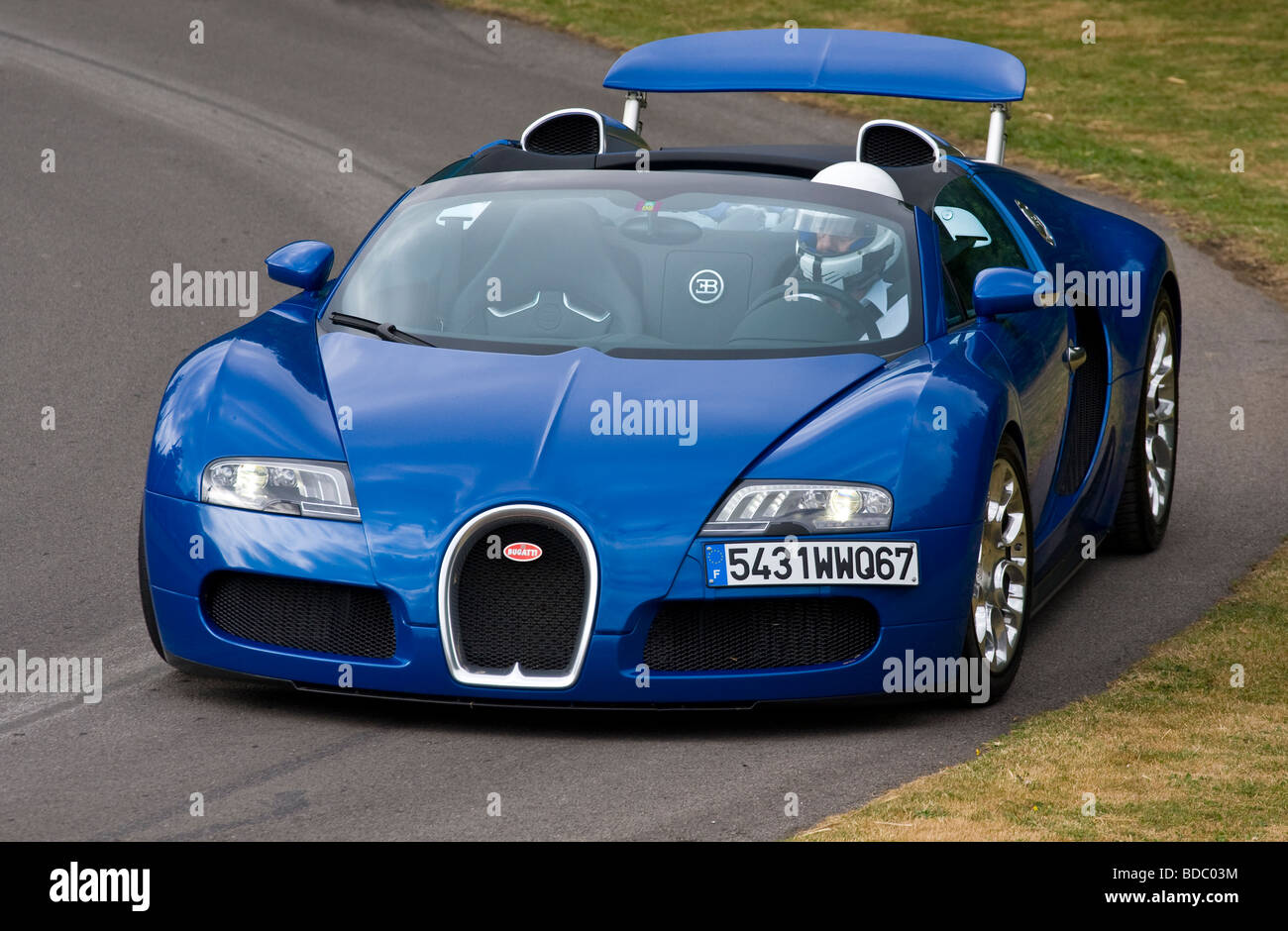 2009 Bugatti Veyron EB 16.4 Grand Sport at the Goodwood Festival of Speed, Sussex, UK. Stock Photo