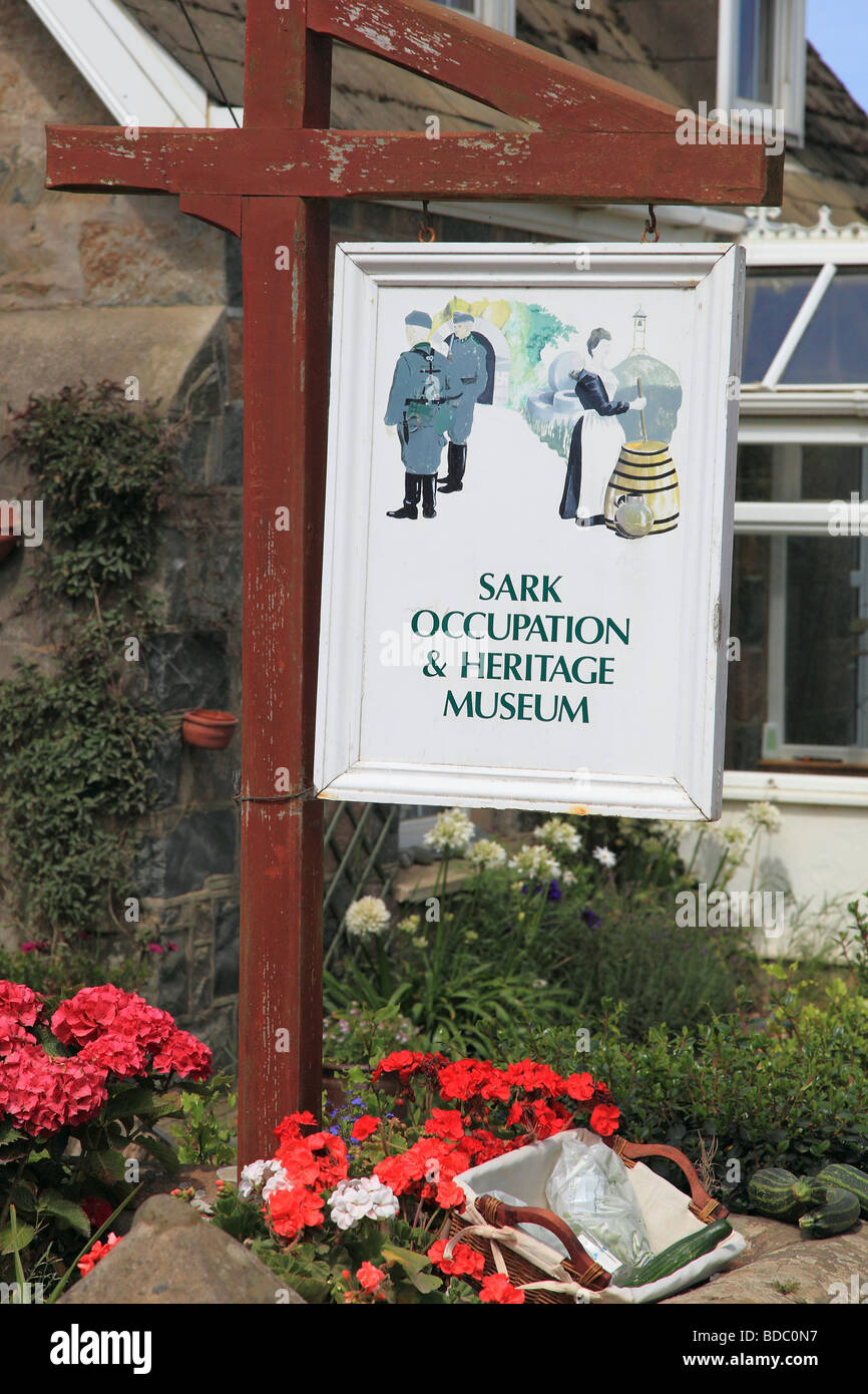 The Occupation and Heritage Museum, Sark Island, Channel Islands Stock Photo