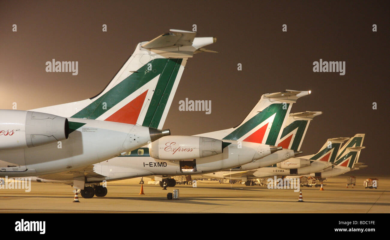 Alitalia Malpensa airport Milan Italy Stock Photo - Alamy