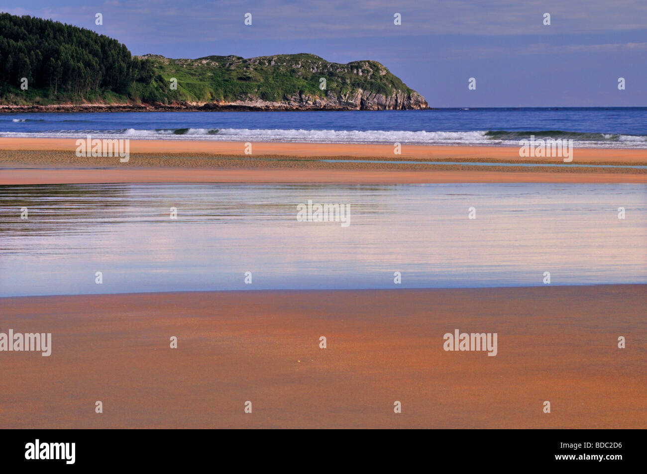 Spain, Cantabria: Beach Playa de Oyambre Stock Photo