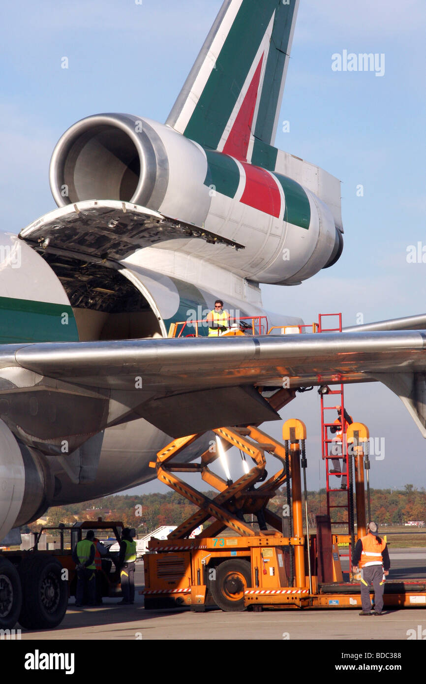 Alitalia Malpensa airport Milan Italy Stock Photo - Alamy