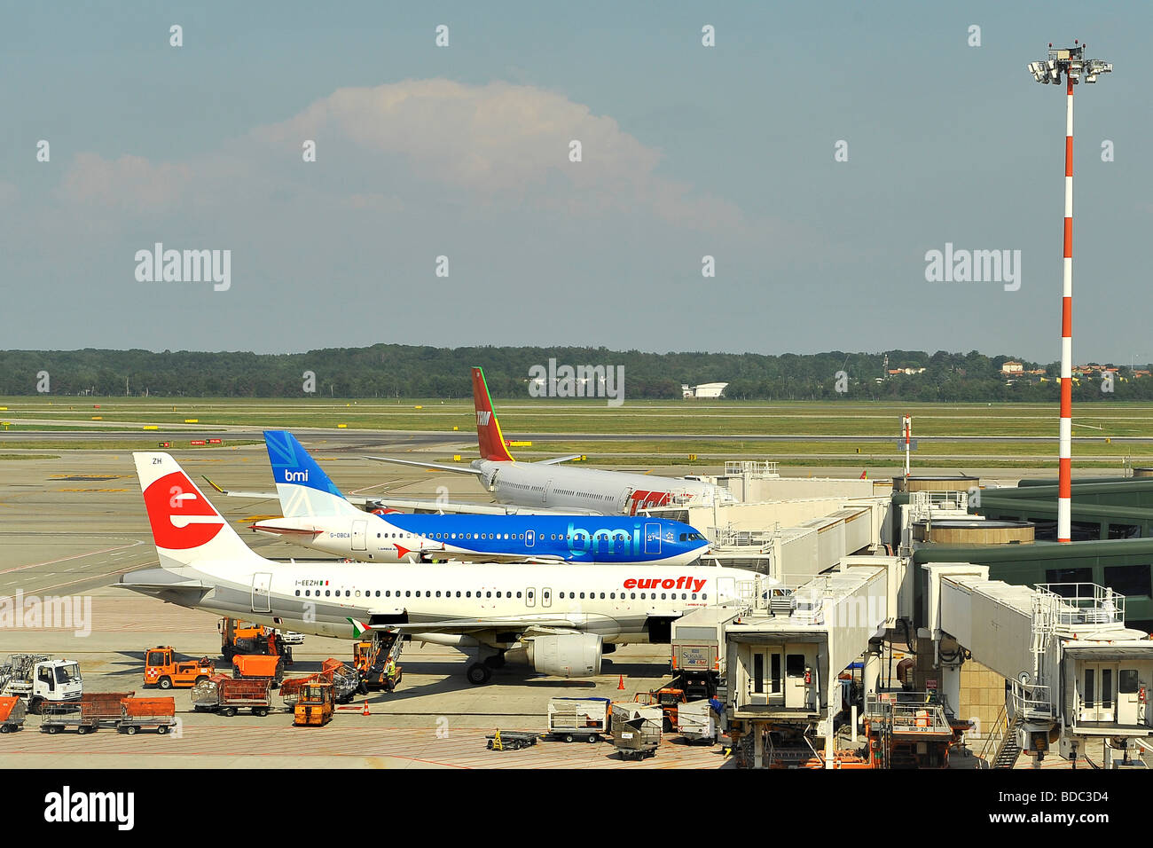 Malpensa airport Milan Italy Stock Photo - Alamy