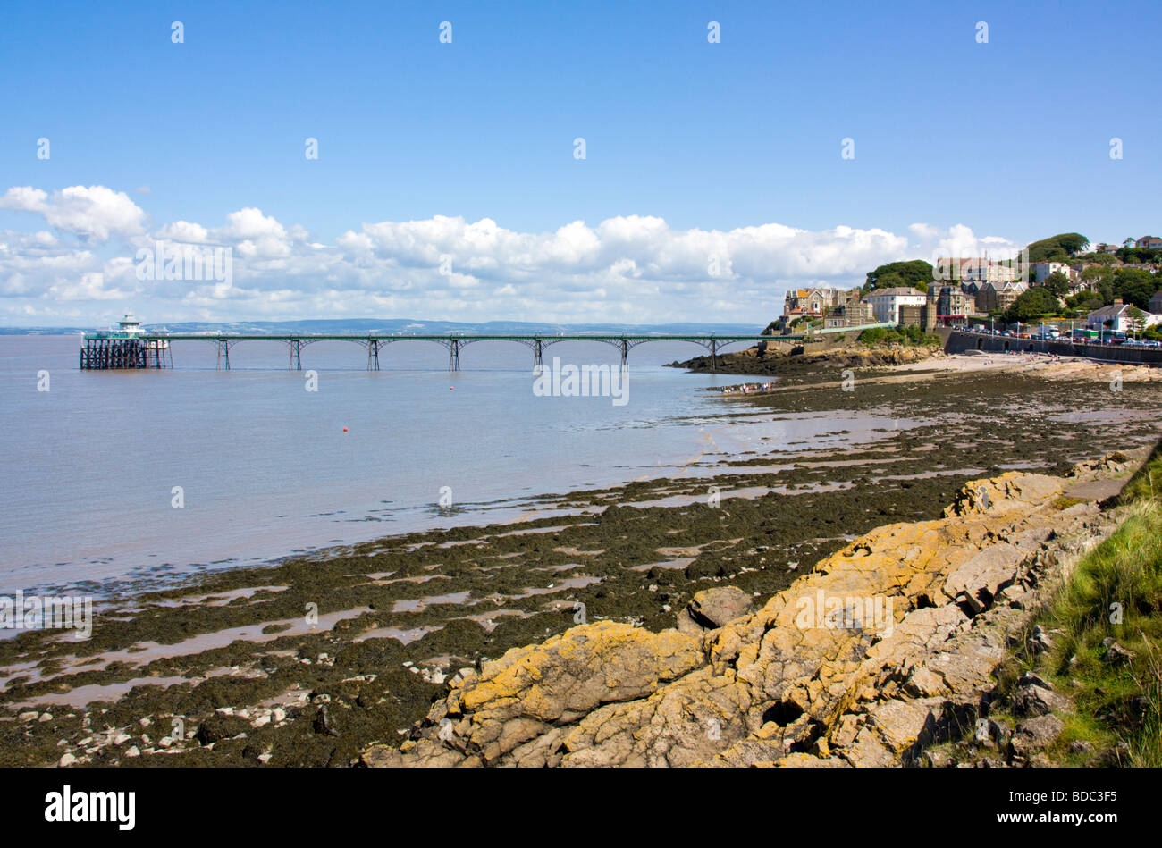 Clevedon seafront Somerset England UK Stock Photo Alamy