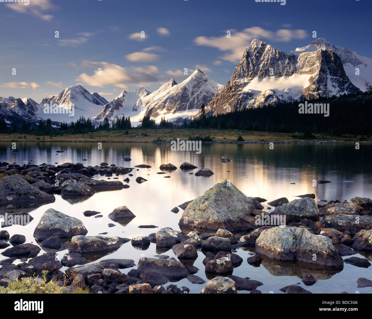 Continental Divide from Amethyst Lake in the Tonquin Valley Jasper