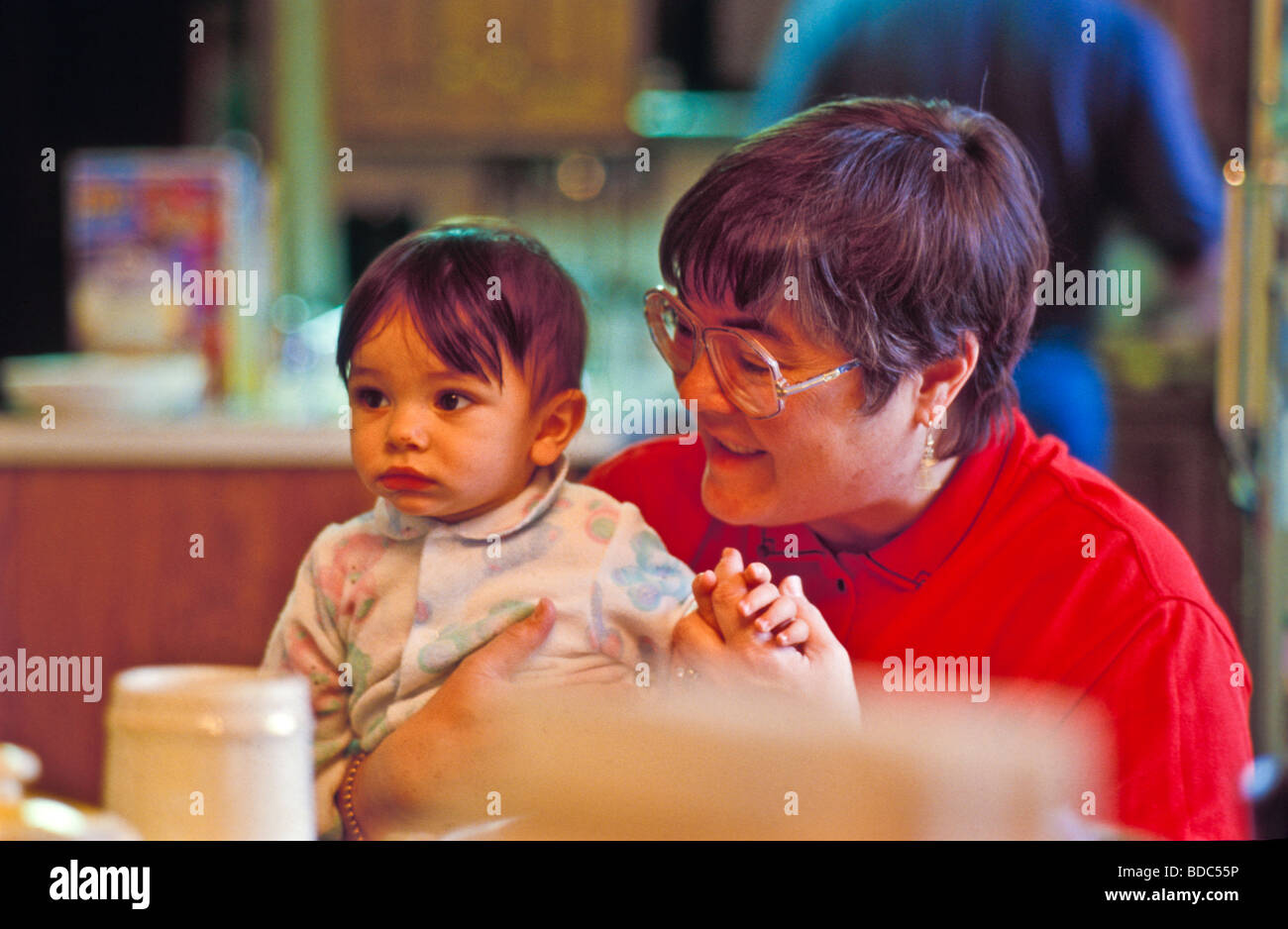 Family grandmother grandson relative, share, close ties and