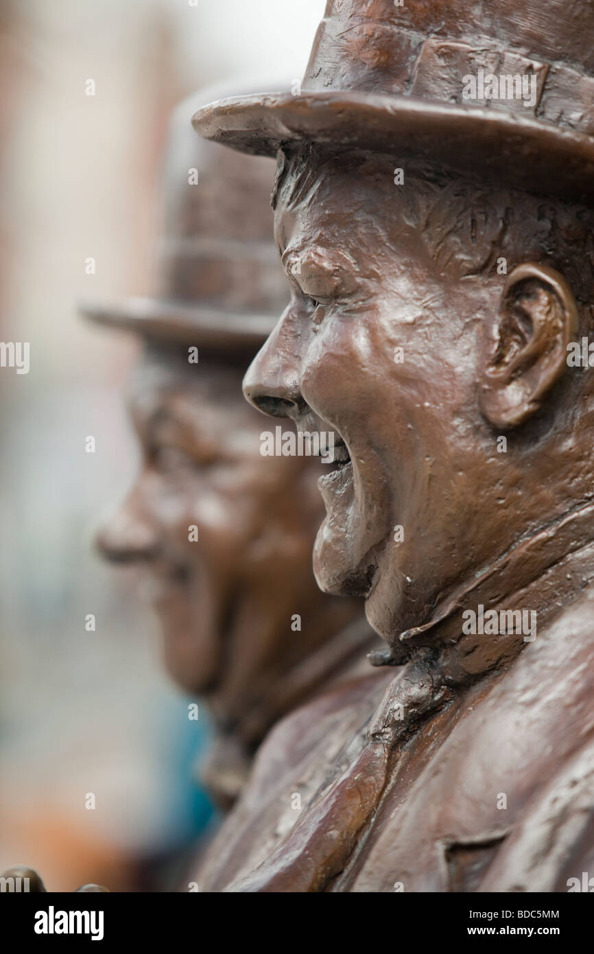 The Laurel and Hardy Statue outside Ulverston s Coronation Hall
