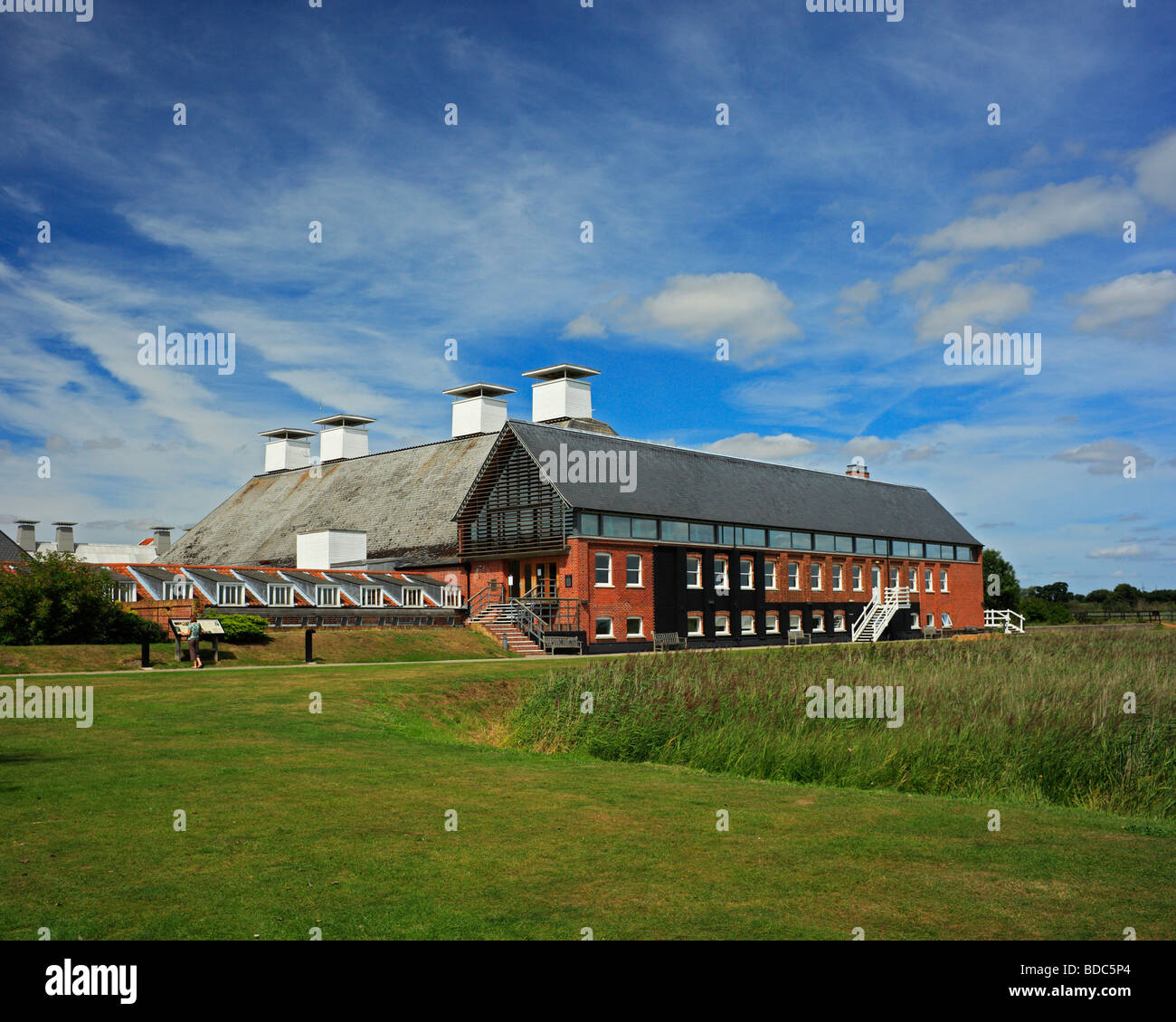 Snape Maltings Concert Hall. Suffolk, East Anglia, England, UK. Stock Photo