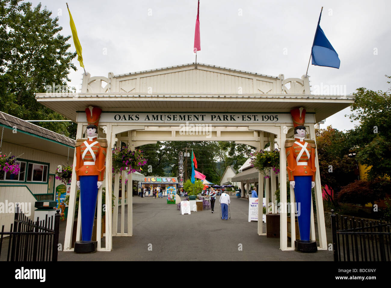 Oaks Amusement Park from 1905 Portland, Oregon Stock Photo Alamy