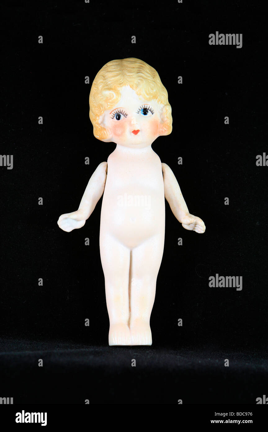 Vintage Bisque Kewpie Frozen Charlotte Doll Figurine Cutout Cut Out