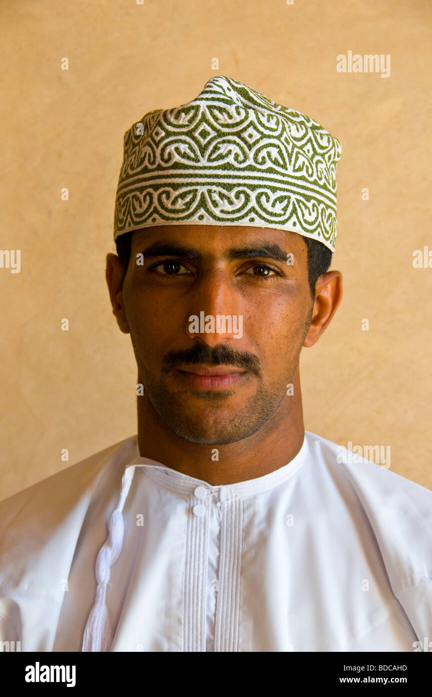 Portrait of a man Oman Stock Photo
