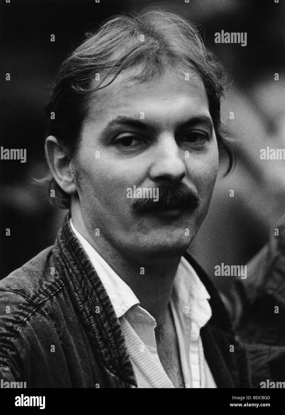 Kleinert, Hubert, * 19.4.1954, German political scientist, politician (Alliance '90/The Greens), portrait, federal party conference of The Greens, Hamburg, 7.-9.12.1984, , Stock Photo