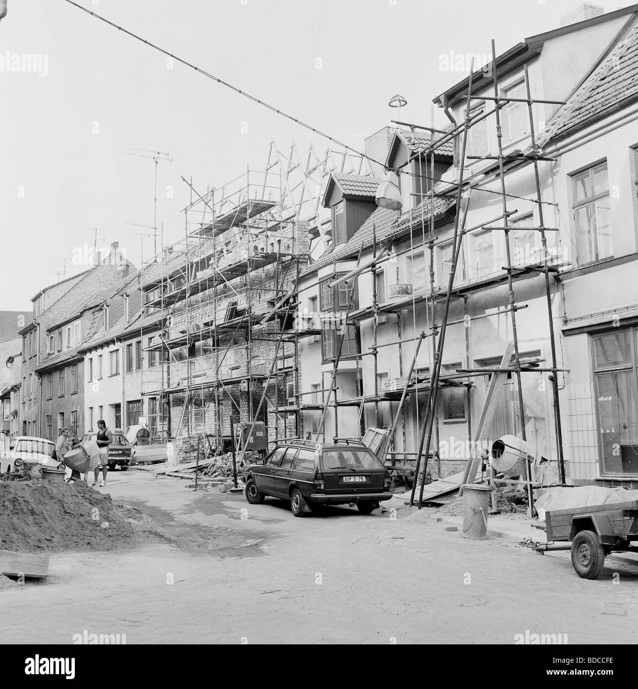 Old town rostock germany Black and White Stock Photos & Images - Alamy