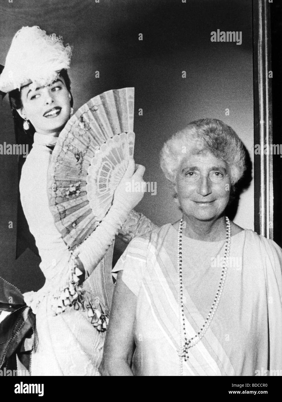 Agnelli, Susanna, 24.4.1922 - 15.5.2009, Italian politician, Minister of Foreign Affairs of Italy, half length, during the 51st Venice Film Festival, Italy, 30.8.1983, Stock Photo